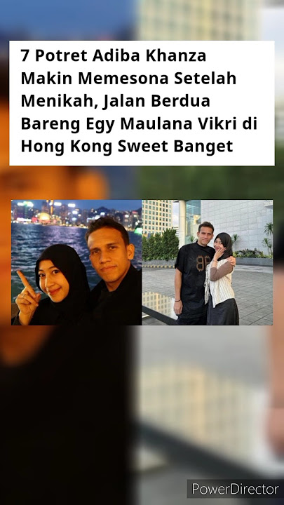 Potret Adiba Khanza dan Egi Maulana Liburan ke Hong Kong #selebriti #artis #potret