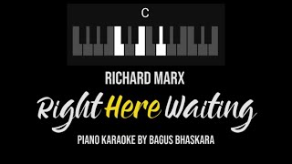 [Piano Karaoke] Right Here Waiting - Richard Marx (with Lyrics and Chords)