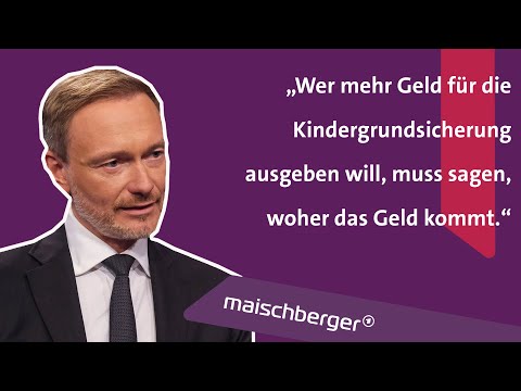 Bundesfinanzminister Christian Lindner (FDP) über den Haushalt 2024 | maischberger