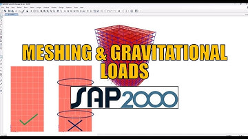 How to Mesh Walls and Floors & Apply Gravitational Loads | SAP2000 Meshing Tutorial