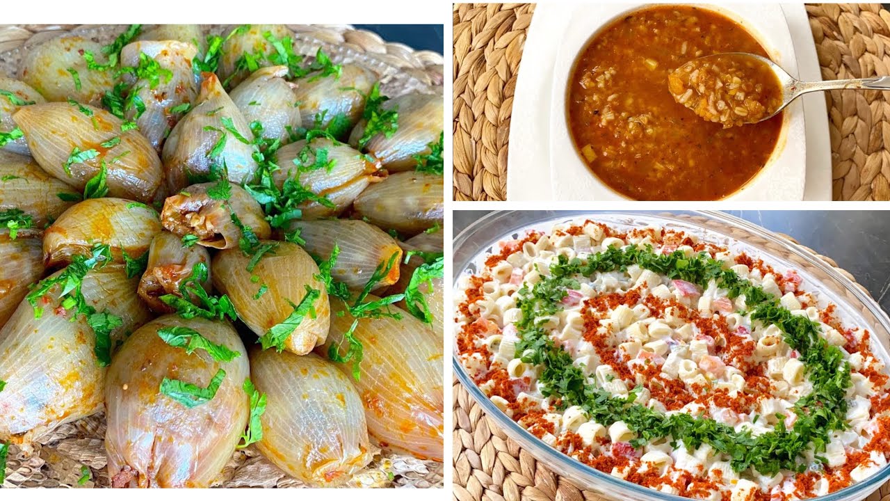 İFTAR MENÜSÜ – SOĞAN DOLMASI – EZOGELİN ÇORBA – MAKARNA SALATASI – PRATİK İFTAR MENÜSÜ TARİFİ İFTAR MENÜSÜ – SOĞAN DOLMASI – EZOGELİN ÇORBA – MAKARNA SALATASI – PRATİK İFTAR MENÜSÜ TARİFİ