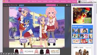 SO KAWAII! Lucky Star Dress up | GirlsGoGames screenshot 2