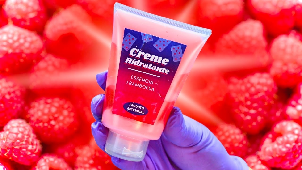 COMO FAZER UM CREME HIDRATANTE COM FRAGRÂNCIA DE BALA DA INFÂNCIA | TUTORIAL DIY