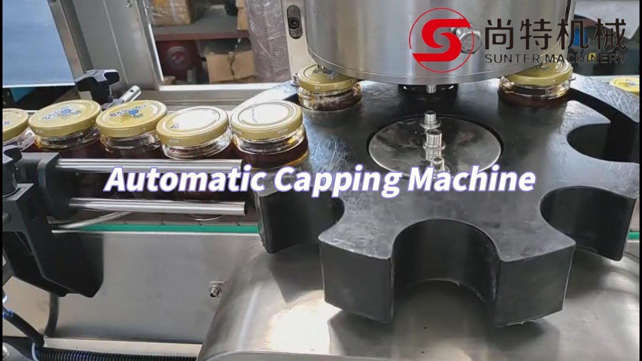 Automatic Capping Machine - YouTube