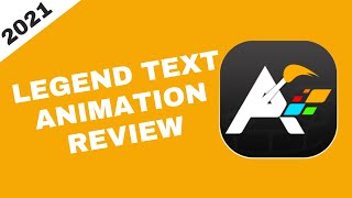 Legend Text Animation App Review 2021 | How to Make Text Animation screenshot 2