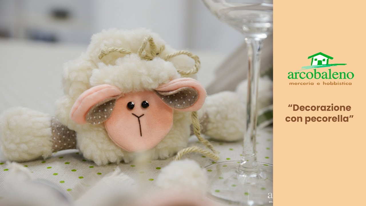 Decorazione con pecorella 🌈🐑