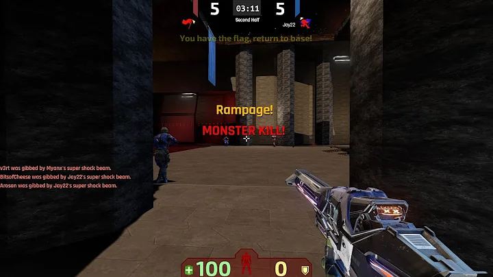 UT4 Pre-Alpha: Some Instagib fun [HD 1080p] (3/18/2015 Build)