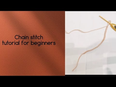 Chain stitch tutorial/ Hvordan hækler man luftmask