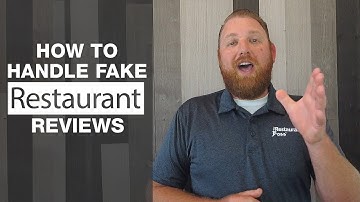 How to Handle Fake Restaurant Reviews