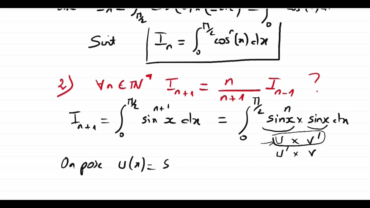Intégrales de Wallis 1