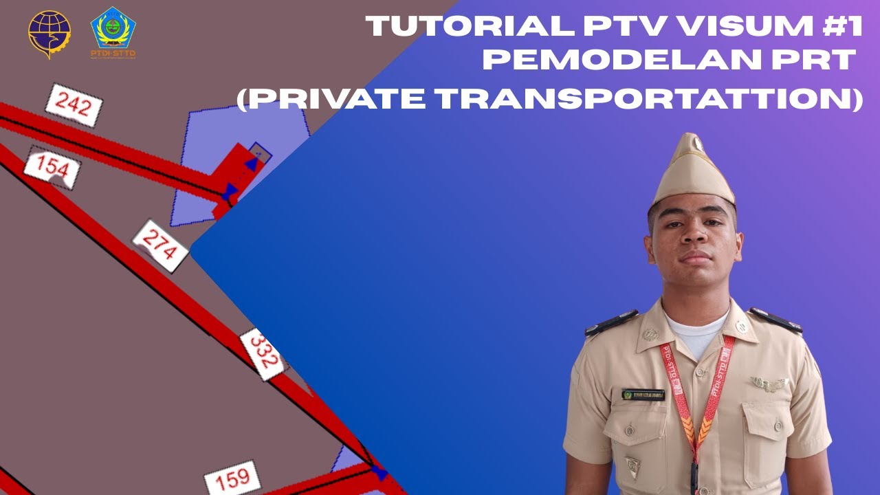 TUTORIAL PTV VISUM #1 PEMODELAN PRT (PRIVATE TRANSPORTATION) - YouTube