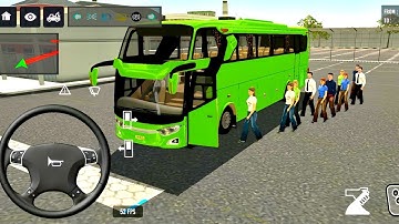 Euro Bus Driving Game PublicTransportation 2024 Indonesia BusSimulator Android Gameplay #26