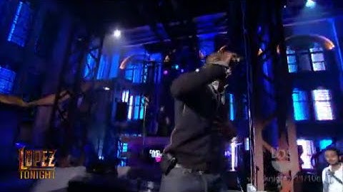 Thumbnail of Lopez Tonight - " Sexy Bitch " - David Guetta Feat. Akon - Live HD