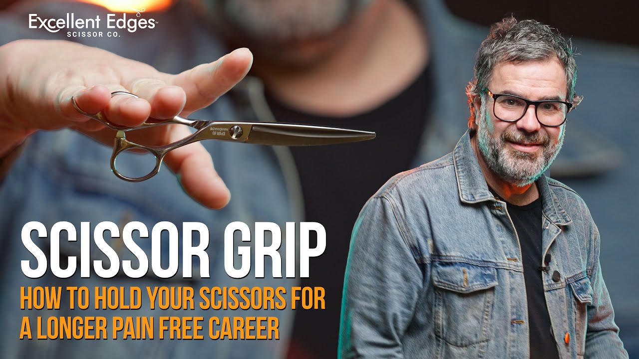 How to hold hairdressing scissors like a professional - Scissor Tech UK