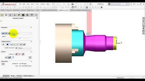 CAMWorks Turning Simulation