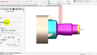 CAMWorks Turning Simulation