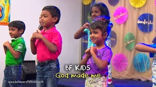 Video thumbnail of "God made me | BF KIDS | Action Bible Songs"