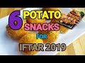 6 POTATO SNACKS RAMAZAN 2019 by (YES I CAN COOK) #2019Ramzan #IftarSpecial #Snacks #PotatoSnacks