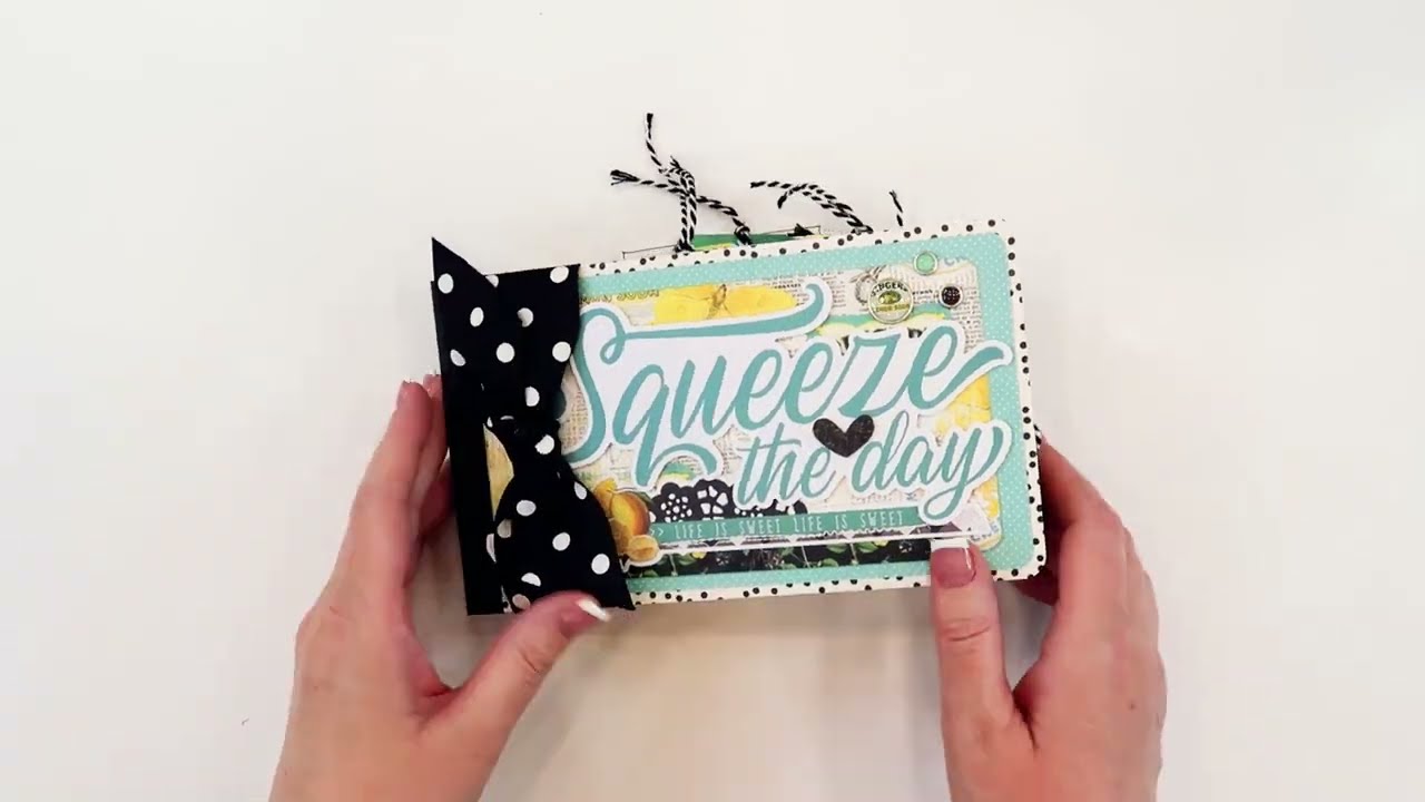 Simple Stories Lemon Twist 4x6 Flipbook Class Promo Video