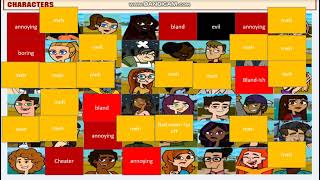 total drama next generation fav characters and why contest