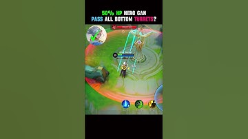 50% HP MARKSMAN CAN PASS TURRET TRACK | #mobalegends5v5 #moba5v5English #moba5v5pippin