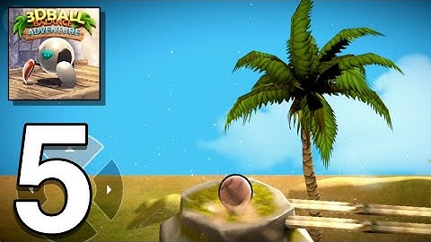 Robot Ball: gameplay walkthrough part 5 on swamp stones (Android,iOS)