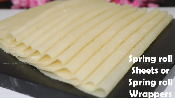 Homemade Spring Roll Wrappers(Sheets) –