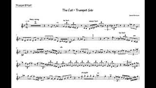 James Morrison | The Call | Trumpet Solo Transcription