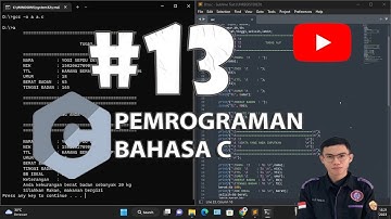 #13 Tipe Data Array 2 Dimensi - Bahasa Pemrograman C