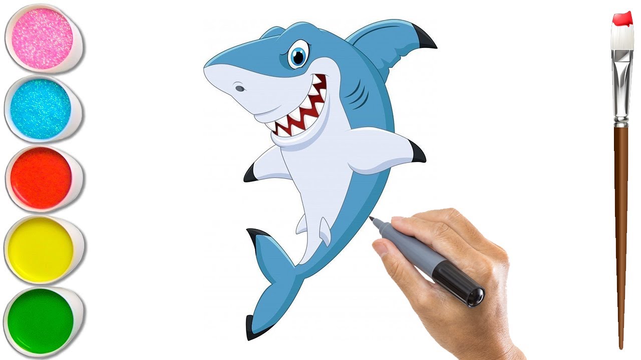 How to Draw Shark Very Easy Method | Mady Arts