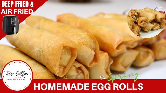 Air Fryer Shrimp Egg Rolls: Crispy Delights in Minutes! - Upstate Ramblings