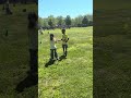 She tried and that’s all I ask. Usually she is too shy to even try. #fieldday #school #fathers #2026