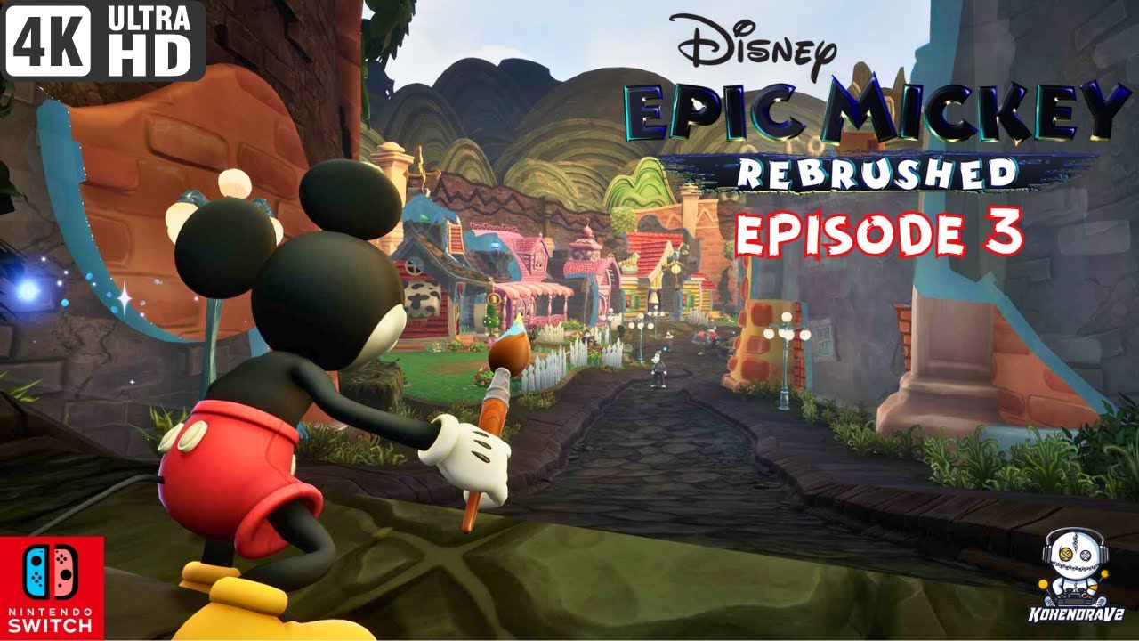 Disney Epic Mickey Rebrushed - Full Game Walkthrough Part 3 [Nintendo ...