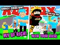 NOOB DISGUISE TROLLING! EXPOSING GOLD DIGGER! SHE LEAVES HER *BULLY* BF IN ROBLOX LIFTING SIMULATOR!