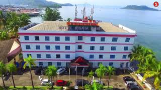 HOTEL WISATA INDAH KOTA SIBOLGA PROVINSI SUMATERA UTARA INDONESIA - DRONE VIEW