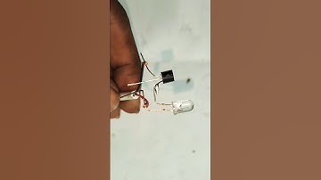 💡 Touch-Controlled LED with a BC547 Transistor 💡 #shorts