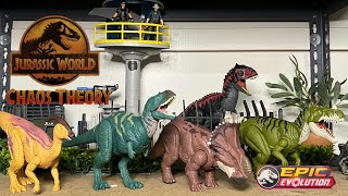 Jurassic world Epic Evolution wave 2 Wild roar unboxing review - Mattel Jurassic Chaos Theory