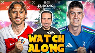 CROATIA VS ITALY LIVE STREAMING WATCH ALONG | EURO 2024 LIVE