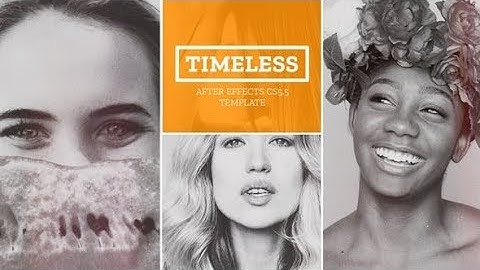 Timeless - Parallax Gallery (After Effects template)