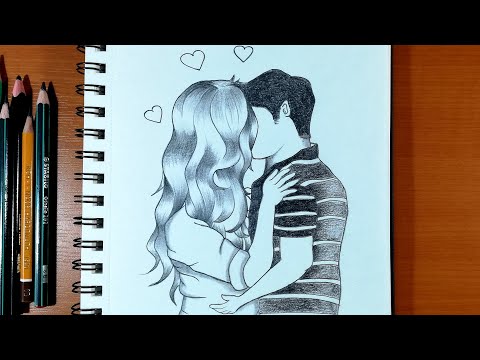 20170117_163419000_iOS  Kissing drawing, Drawings, Drawing tutorial