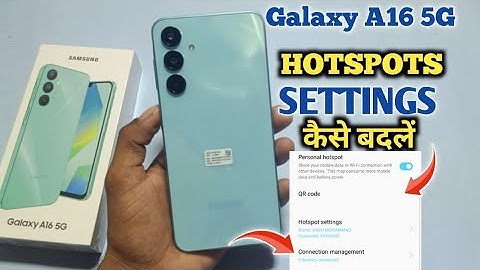 How To Change Hotspot password in Samsung Galaxy A16 5g | Samsung A16 5g Hotspot Data Limit