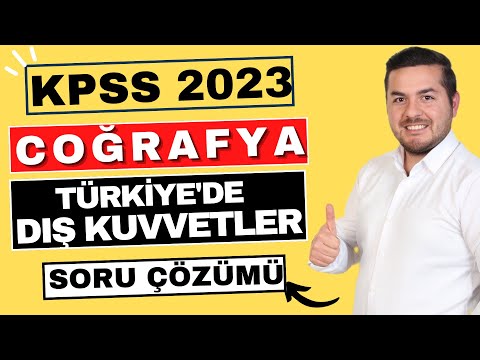 Türkiye'de Dış Kuvvetler - Soru Çözümü - Enes Hoca