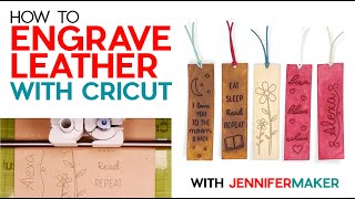 How to Engrave Leather with a Cricut Explore or Maker!