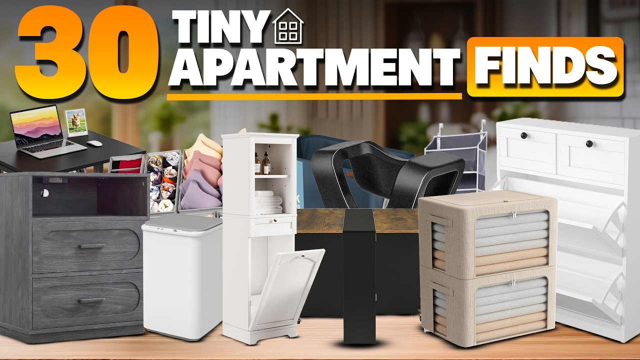 30 Amazon Finds For TINY APARTMENTS (You’ll Wish You Knew Sooner!)