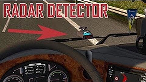 ETS 2 MODS: Radar Detector