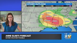 11AM Weather Update With Anne Elise Parks