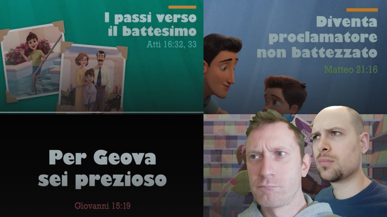 Cartone Testimoni di Geova - Lez. 48/49/50  - con Dario Augusto Quarto