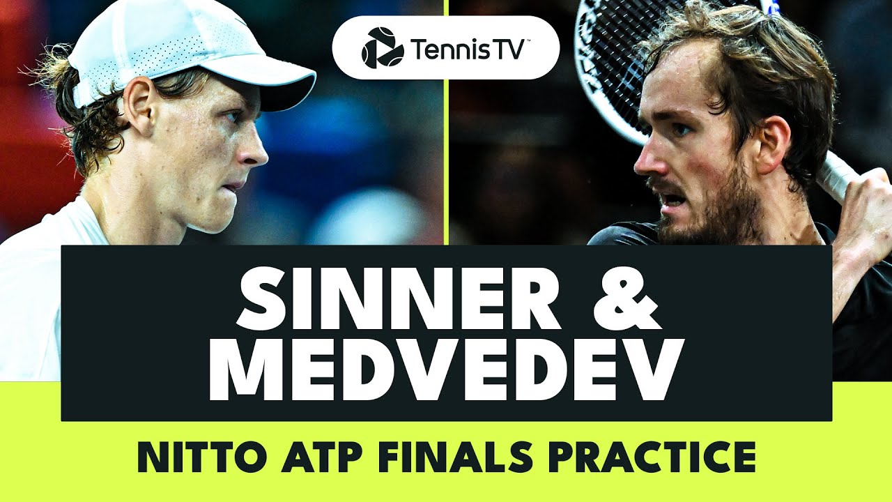 Jannik Sinner vs Daniil Medvedev: Practice Highlights | Nitto ATP Finals 2023