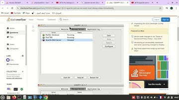 apache server stopped in xampp linux mint  ubuntu