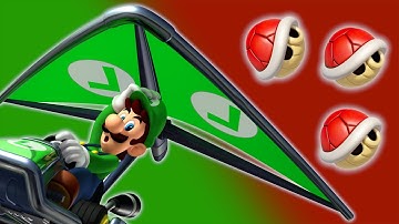 If I Get Hit By A Red Shell In The AIR, the video ends | Mario Kart 8 Deluxe